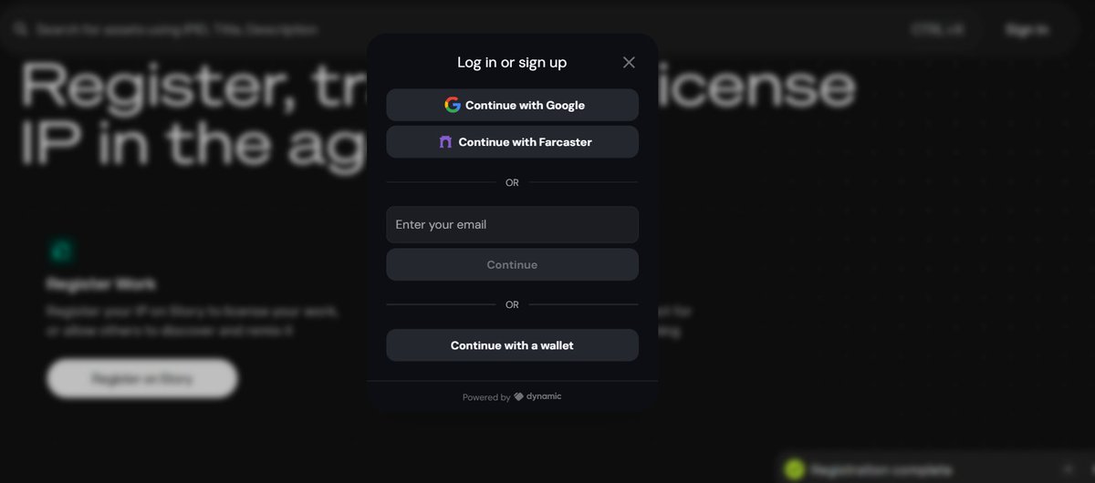 I just tried out the new features on the IP Portal — impressive upgrades!

Highlights
・Easy onboarding → sign up with just an email
・Improved search → browse through content effortlessly
・Bulk registration → register multiple IP assets at once

Story's IP Portal is still in