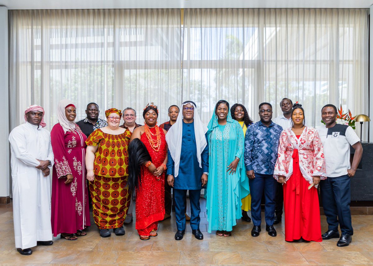 lady__ND's tweet photo. We recently celebrated what truly sets #Accor apart @movenpick_accra Our purpose, our people, and the rich diversity that binds us. A vibrant celebration of heritage, identity, and togetherness.

#AccorPurposeWeek #LadyMariam #ConnectingCultures #AccorHeartist https://t.co/s4FRuwALvR