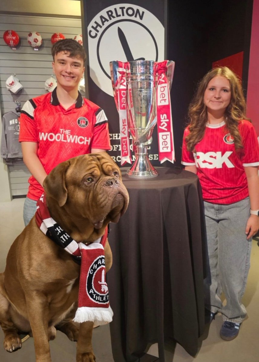 Damian James (@damianjwalters) on Twitter photo Great to see DaveDaDog get in on the trophy action today at The Valley <a href="/CAFCofficial/">Charlton Athletic FC</a> <a href="/CAStrust/">Charlton Athletic Supporters Trust</a> <a href="/CharltonTV_/">CharltonTV</a> Great to see DaveDaDog get in on the trophy action today at The Valley <a href="/CAFCofficial/">Charlton Athletic FC</a> <a href="/CAStrust/">Charlton Athletic Supporters Trust</a> <a href="/CharltonTV_/">CharltonTV</a>