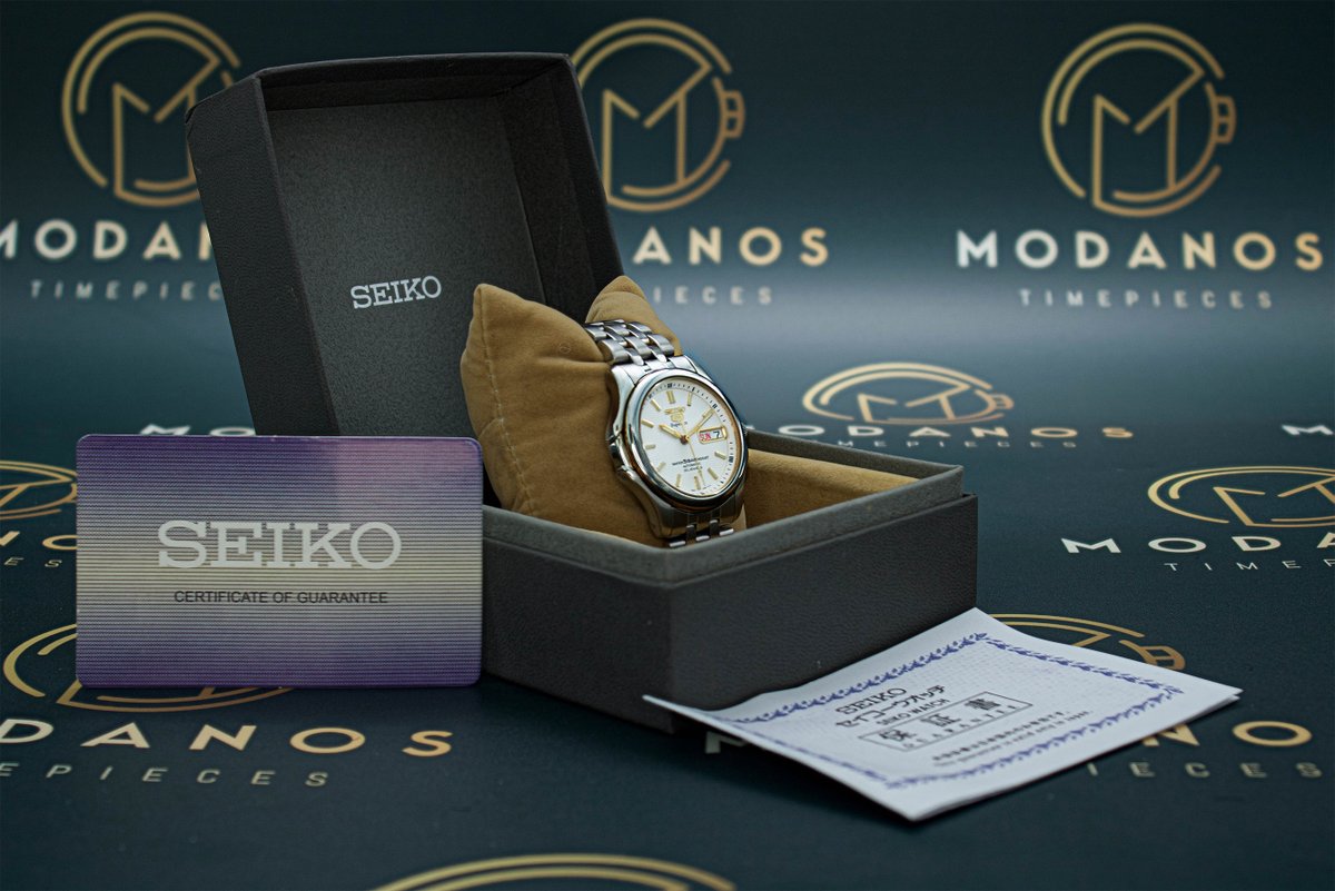 ModanosWatches's tweet photo. Seiko 5 Superior | Ref. 7S36-0034
🌀 Cream whirlpool dial
🟡 Gold markers | Day-Date | 23-jewel auto
📏 36mm | Japan-made | Box &amp; card
🔁 Bracelet + bonus white leather strap
📍 PA | Ships insured
DM to inquire or request pics.
#Seiko5 #VintageSeiko #JDMWatch #WatchCollector https://t.co/rT6Fmuj36e