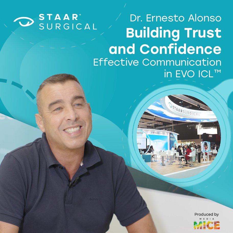 Curious about STAAR Surgical’s EVO ICL™? These must-watch videos with Dr. Ernesto Alonso break it all down!

-Corneal vs. lens-based surgery? Dr. Ernesto Alonso explains the pros and cons, plus key decision-making tips. Watch here: youtu.be/Q8vgEPTC8pw?si…

-INSADOF eye clinic in