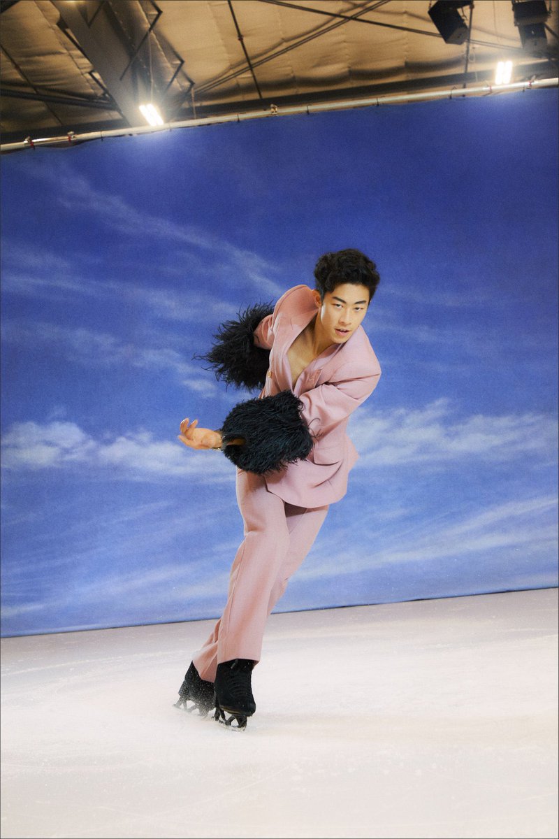 nathansnapshots's tweet image. Nathan in the February 2022 issue of Vogue #nathanchen