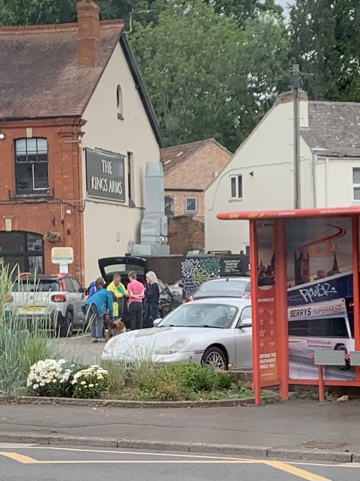 Having to slum it in the car park over the road.😢

I’d have walked in if I’d known the road to the back of my office is closed.🤦‍♂️