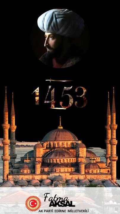 “Onu fetheden komutan ne güzel komutan ve onun ordusu, askeri ne güzel askerdir” 

İstanbul’un Fethi’nin 572. yıl dönümünde Fatih Sultan Mehmet Han’ı ve şanlı ordusunu rahmet, minnet ve şükranla yâd ediyoruz

#29Mayıs1453 
#FatihSultanMehmetHan 
#EdirneliMehmet