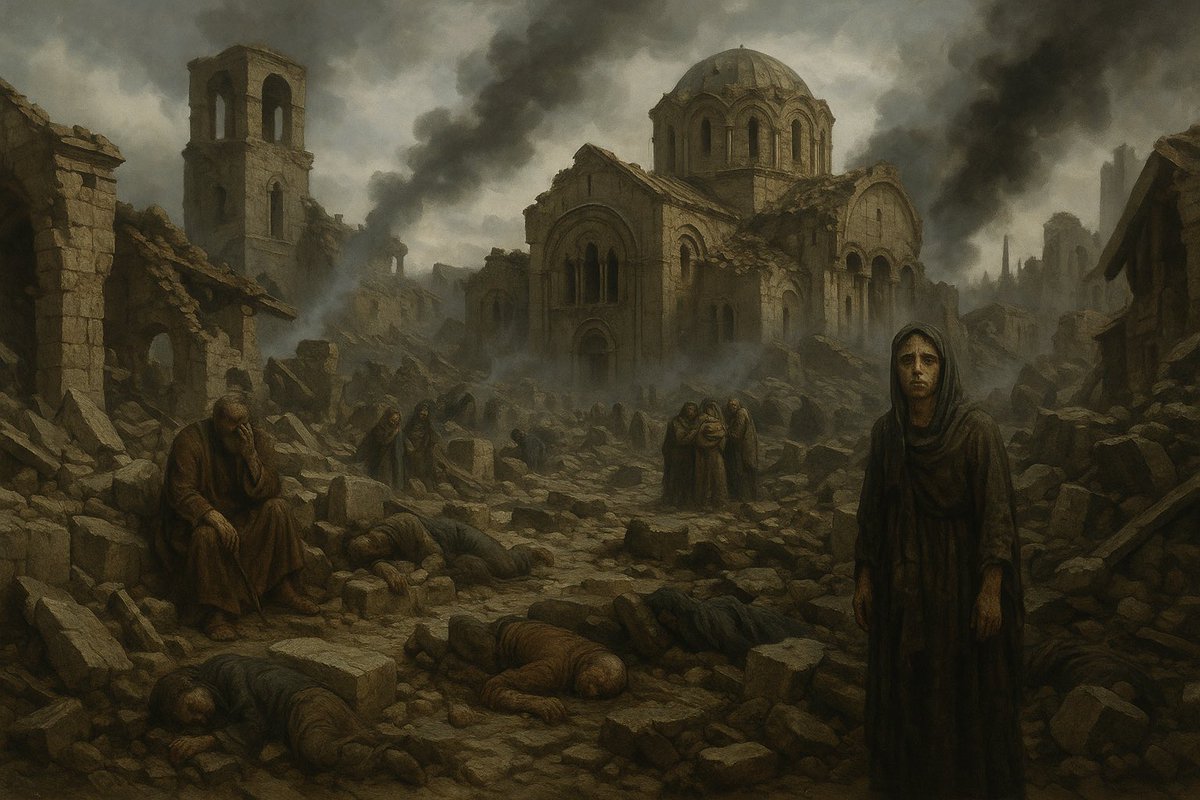 On May 20-29, 526, a powerful earthquake destroyed Antioch, an important center of early Christianity. Thousands of victims, the city in ruins. #inthisday #christianity #antioch #earthquake #ruin #city