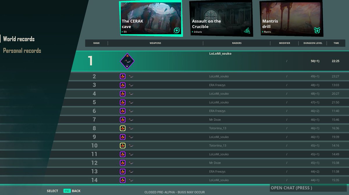 First World key level 50 on Arise ! Thanks <a href="/CrossTheAges/">Cross The Ages</a> for this first beta 💪

<a href="/MrReGeM/">MrReGeM</a> <a href="/GAM_BabaVoss/">BabaVoss</a> <a href="/RoDoO50/">Rodo</a> <a href="/chlagousami/">Chlagou Sami</a>
