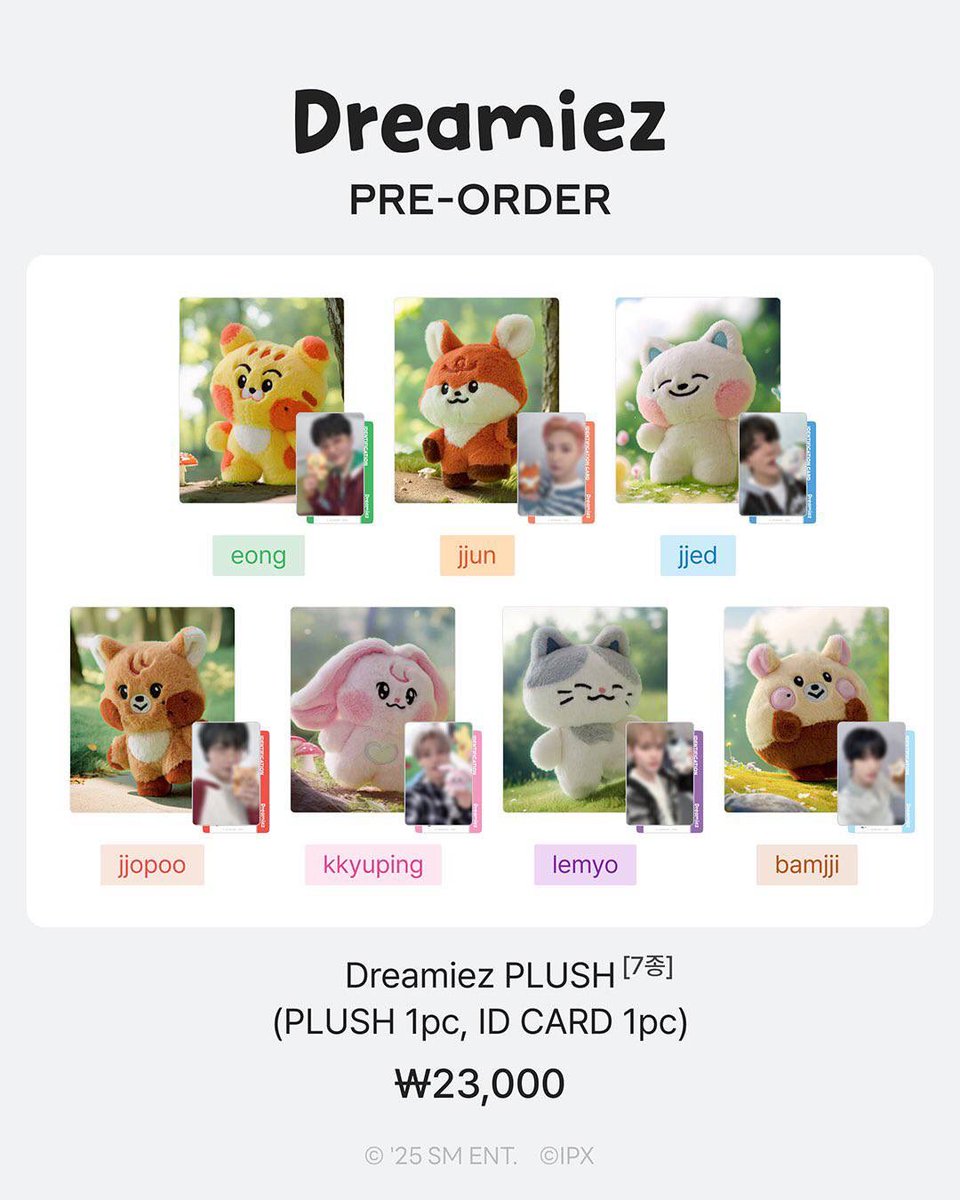 go_uyu's tweet photo. PO - NCT DREAM Dreamiez PLUSH 10cm

IDR 300.000 Dp 100.000 (exc box)
315.000 Dp 100.000 (inc box)

🖇️est 50gr kalo ada kenaikan berat atau berat lebih rendah harganya berubah yaa

☁️claim chat ke dm
✅est bersih ina
❌ adm+packing shopee
📆close 3 Juni 2025 | 12:00 https://t.co/bgTJ45cDJS