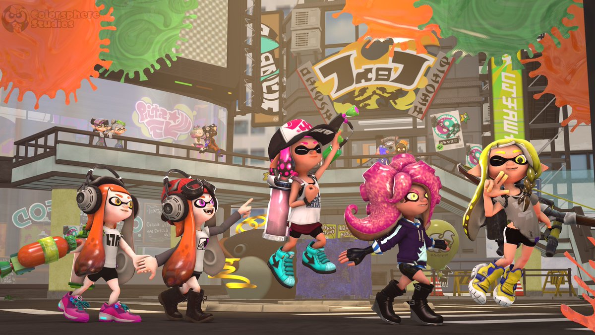 Here's to the game and franchise that started it all.

Happy 10th birthday Splatoon! 🍾🥳🦑🐙

#splatoon #splatoon2 #splatoon3 #sfm