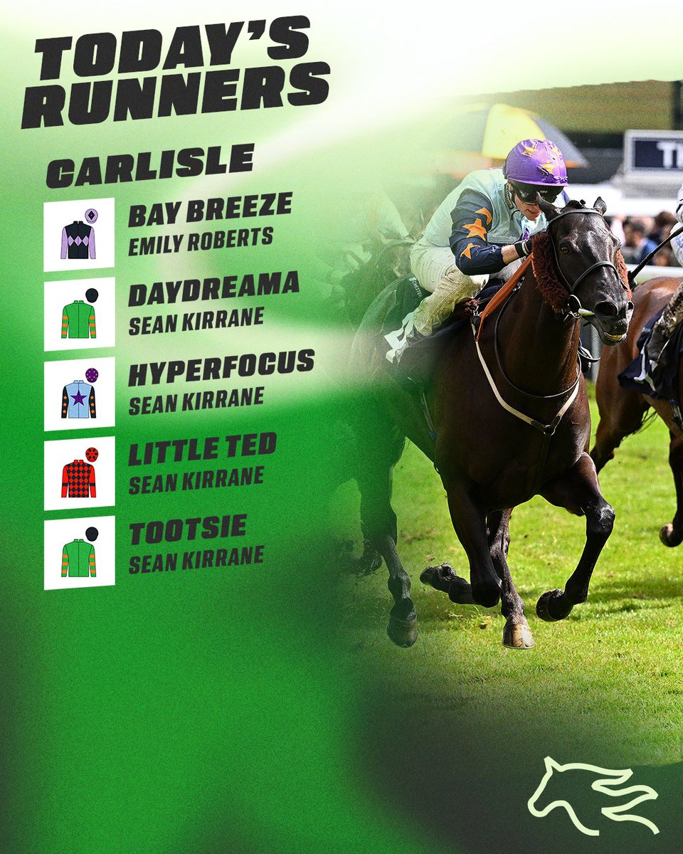 Tim Easterby Racing (@easterbytim) on Twitter photo π§π’πππ¬βπ¦ π₯π¨π‘π‘ππ₯π¦ ~ A busy day today with runners at Ripon and Carlisle this evening. Best of luck to all of our owners
π <a href="/RiponRaces/">Ripon Races</a> & <a href="/CarlisleRaces/">Carlisle Racecourse</a> π§π’πππ¬βπ¦ π₯π¨π‘π‘ππ₯π¦ ~ A busy day today with runners at Ripon and Carlisle this evening. Best of luck to all of our owners
π <a href="/RiponRaces/">Ripon Races</a> & <a href="/CarlisleRaces/">Carlisle Racecourse</a>