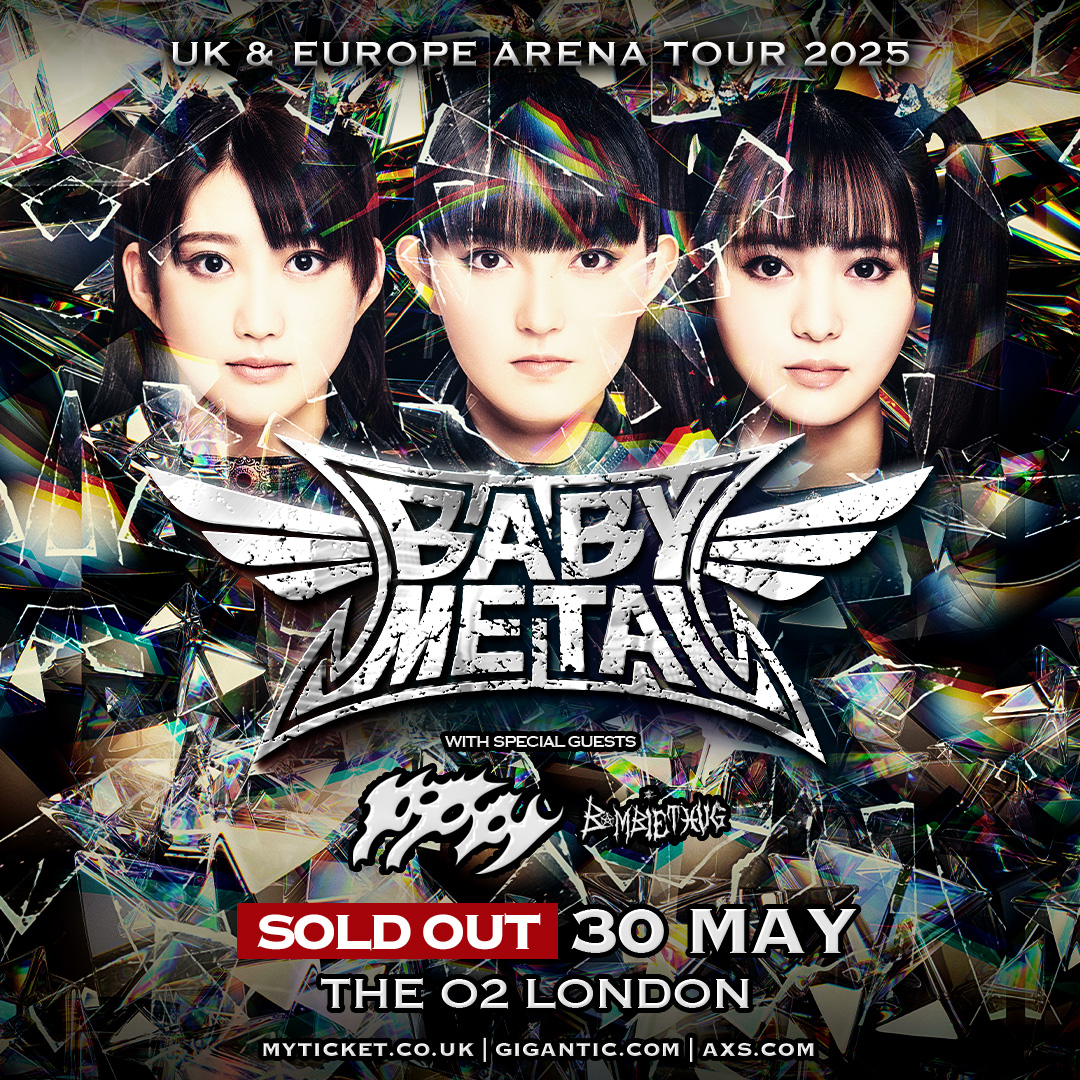 O2 ARENA is now "sold out" !!!!!
Are you ready to head bang !?🔥🔥🔥
#BABYMETAL #BABYMETALWORLDTOUR2025 #METALFORTH #LONDON