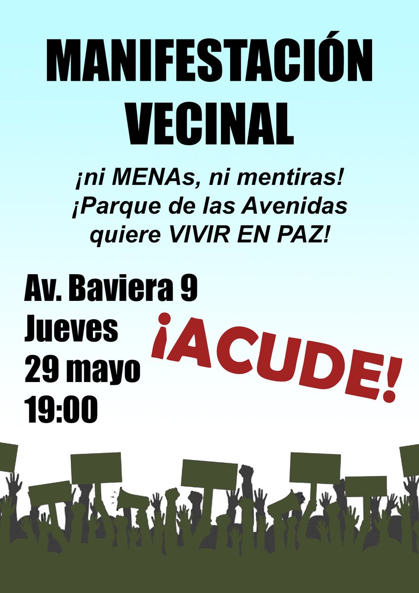 solidaridad_esp's tweet photo. Movilizaciones de hoy👇🏻

- A las 19h en la Avenida Baviera, 9 frente a la inseguridad.

- A las 20h en La Moncloa frente al Gobierno criminal.

¡Súmate! ¡Sal a la calle! https://t.co/EhiCf6AIA1