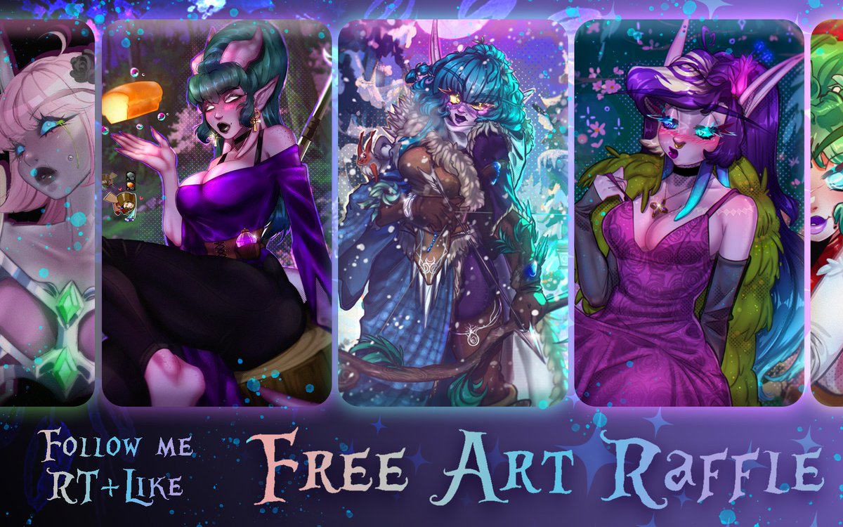 🫐Art Raffle Time!🫐
🖤 1st Prize: Solo thigh-up — full render
🖤 2nd Prize: Portrait — colored sketch
SFW or NSFW, your choice!
Rules:
• Follow me
• RT + Like
• Comment with your character (optional)
• Join my FurAffinity raffle (live now!) for an extra chance
Ends July 1st!