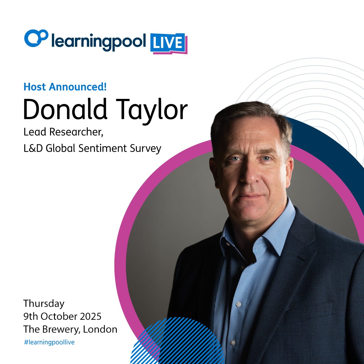 Learning Pool (@learningpool) on Twitter photo Thrilled to have <a href="/DonaldHTaylor/">Donald H Taylor</a> as our host for #LearningPoolLive 2025! 🎤
Join us 9 Oct at The Brewery, London, for an unmissable day of L&D insights.
🎟️ Early bird tickets still available here: hubs.ly/Q03prNGl0
#LPL2025 #LND #DonaldTaylor #EarlyBird Thrilled to have <a href="/DonaldHTaylor/">Donald H Taylor</a> as our host for #LearningPoolLive 2025! 🎤
Join us 9 Oct at The Brewery, London, for an unmissable day of L&D insights.
🎟️ Early bird tickets still available here: hubs.ly/Q03prNGl0
#LPL2025 #LND #DonaldTaylor #EarlyBird
