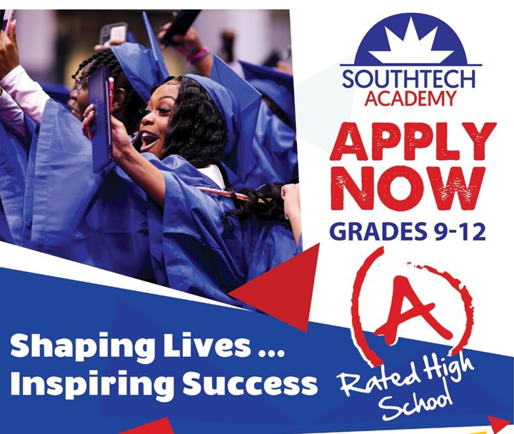 There are a few seats left for incoming ninth graders at #SouthTechAcademy. Academies are filling up fast, so apply today to claim your spot! #CTEeducation #collegeandcareerready #southtechgold🥇