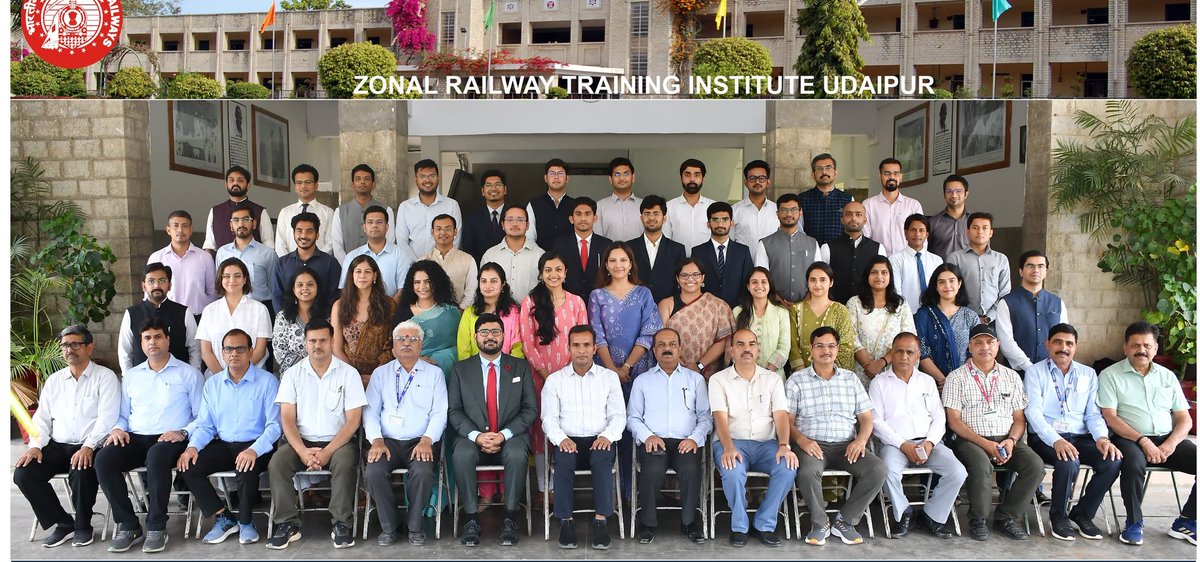 K.Sushant,IRMS( T) (@ksushantirms) on Twitter photo 45 officer trainees of #IRMS TRAFFIC ('22 &23) batch completed extensive 8 weeks training program at ZRTI , UDAIPUR.
Well designed module specifically focuses on ground level commercial and operational aspects of Indian railway.
<a href="/IRITMLKO/">IRITM</a>
<a href="/prince_irts/">Prince Varshney IRTS</a> <a href="/imUT_25/">Utkarsh Tripathi</a> <a href="/Anshu06__02/">ANSHU, IRMS(T)</a> 45 officer trainees of #IRMS TRAFFIC ('22 &23) batch completed extensive 8 weeks training program at ZRTI , UDAIPUR.
Well designed module specifically focuses on ground level commercial and operational aspects of Indian railway.
<a href="/IRITMLKO/">IRITM</a>
<a href="/prince_irts/">Prince Varshney IRTS</a> <a href="/imUT_25/">Utkarsh Tripathi</a> <a href="/Anshu06__02/">ANSHU, IRMS(T)</a>
