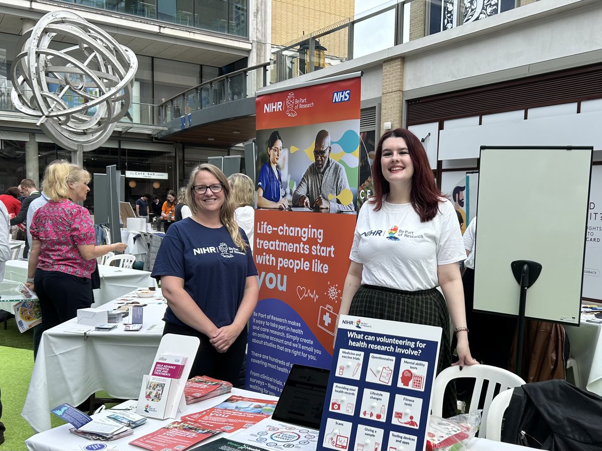 NIHR Research Delivery Network (@nihrrdn) on Twitter photo Fantastic to be in Oxford today talking all things health and care research! Come and find us at <a href="/WestgateOxford/">Westgate Oxford</a> - discover how research is changing lives, and how you can be part of it 🙌
<a href="/OxHealthBRC/">Oxford Health Biomedical Research Centre</a> <a href="/OxfordBRC/">NIHR Oxford Biomedical Research Centre</a> #BePartOfResearch Fantastic to be in Oxford today talking all things health and care research! Come and find us at <a href="/WestgateOxford/">Westgate Oxford</a> - discover how research is changing lives, and how you can be part of it 🙌
<a href="/OxHealthBRC/">Oxford Health Biomedical Research Centre</a> <a href="/OxfordBRC/">NIHR Oxford Biomedical Research Centre</a> #BePartOfResearch
