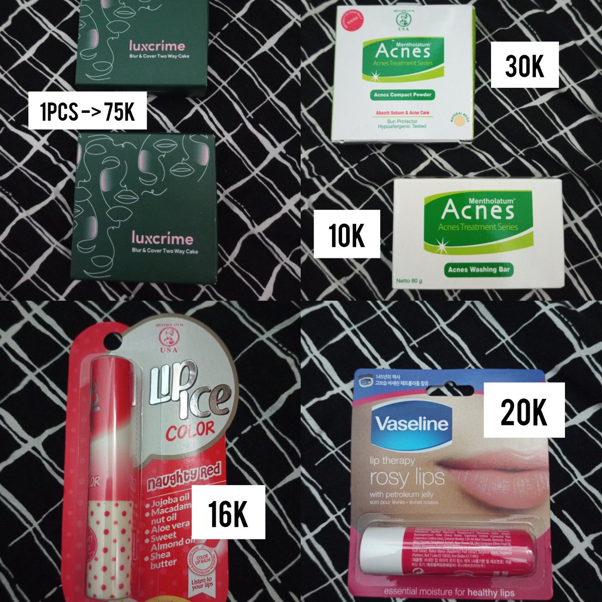 iluvmaselfnu's tweet photo. wts cosmetics/skincare/lipcare/haircare semua new, bukan bekas yah😉
boleh tanya tanya dlu koo💕
co oren by req🛍️
📍jaksel

(noted: oxy, duo makeup stick itu udah sold yaa) https://t.co/28zLan3XzO
