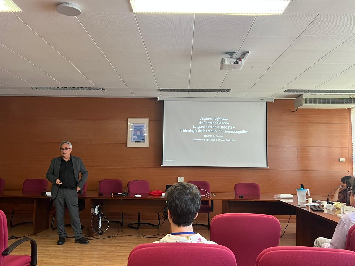 👉 Recepción Clásica y Dictaduras Europeas.

En el panel 3, interviene Roberto Danese:

“Scipione in camicia nera. Il cinema fascista, la guerra d’Africa e la storia romana”.