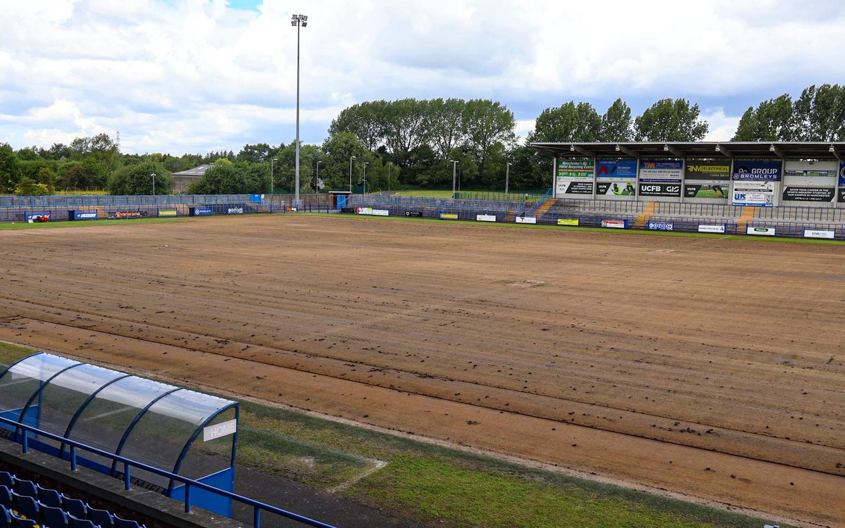 🌱 Pitch renovation work is underway at the Tameside Stadium ahead of the 25/26 season. 

#UTN | #TheNash
