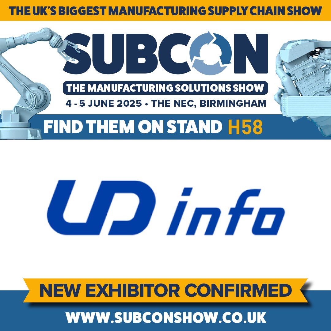 SubconShow's tweet image. UD Info Corp. are exhibiting NEXT WEEK at #Subcon2025🤩🎉 Find them on stand H58 📍
Register FREE here ➡️ow.ly/a9EP50VP66Z..
