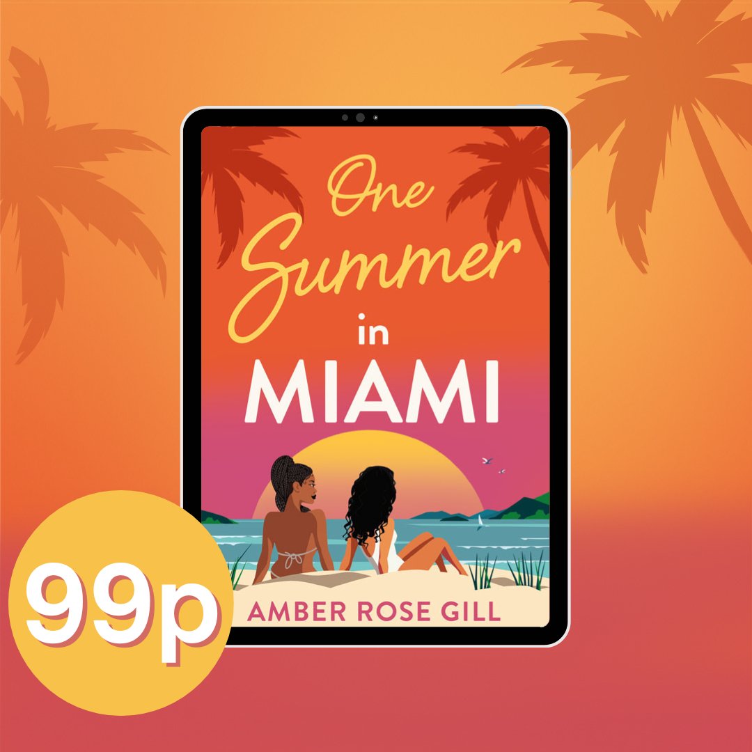 Download the PERFECT summer sapphic romance to read by the pool, for just 99p!

One Summer in Miami by Amber Rose Gill is perfect for fans of:
⚔️ Enemies to lovers
🛏️ One bed
❣️ Opposites attract
🌈 Queer joy
🛫 Destination romance

Save now: ow.ly/qLzs50VTPyW