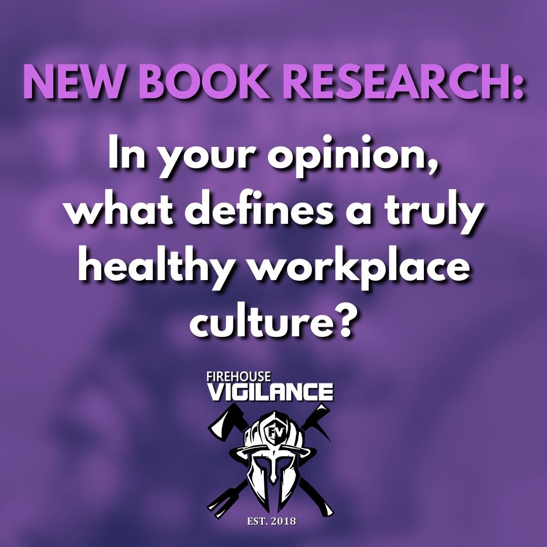 Healthy Culture is sadly missing from too many Departments.