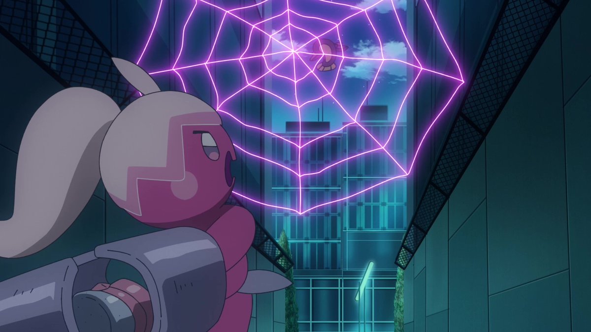 #アニポケ 第97話
「いたずらマッギョのイイ笑顔？」

ハッコウシティで多発するいたずらの正体は
異常な速さで動く #マッギョ のようです⚡

ラクリウムの影響があるのか、
調査をするドットの前に強敵が現る…！

この後よる6時55分からのアニポケで
ドット氏のバトりをお見逃しなく💥