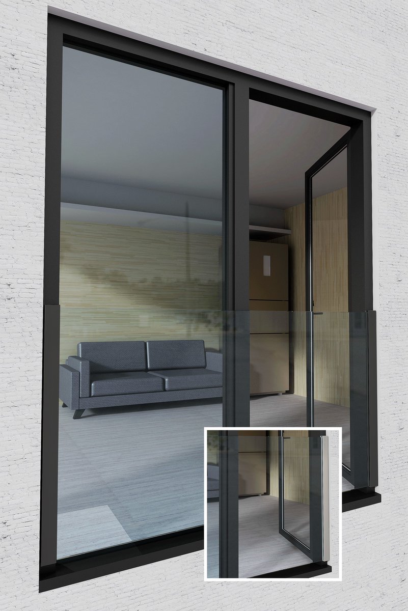The CRL Paris Balcony system is designed to be used with 13.52mm, 17.52mm &amp; 21,52mm toughened laminated glass has a minimal frameless design. The 1200mm long profiles can be face fixed or reveal fixed to brickwork, concrete or steel and are supplied in a Grey or White finish.