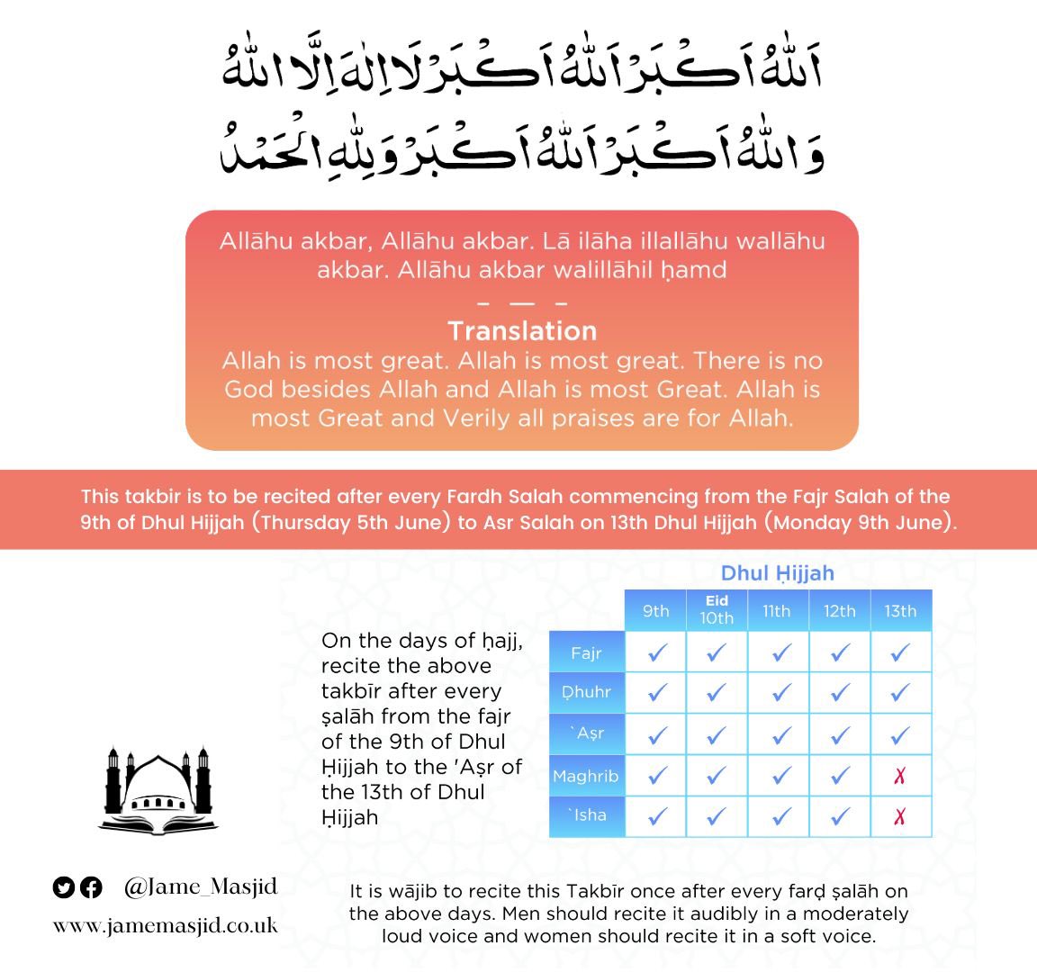 Jame’ Masjid Leicester (@jame_masjid) on Twitter photo 