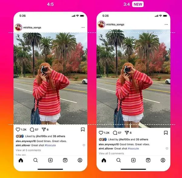 daniortega's tweet image. Instagram permite subir fotos en formato 3:4 trecebits.com/instagram-subi…

#Instagram #Formatos