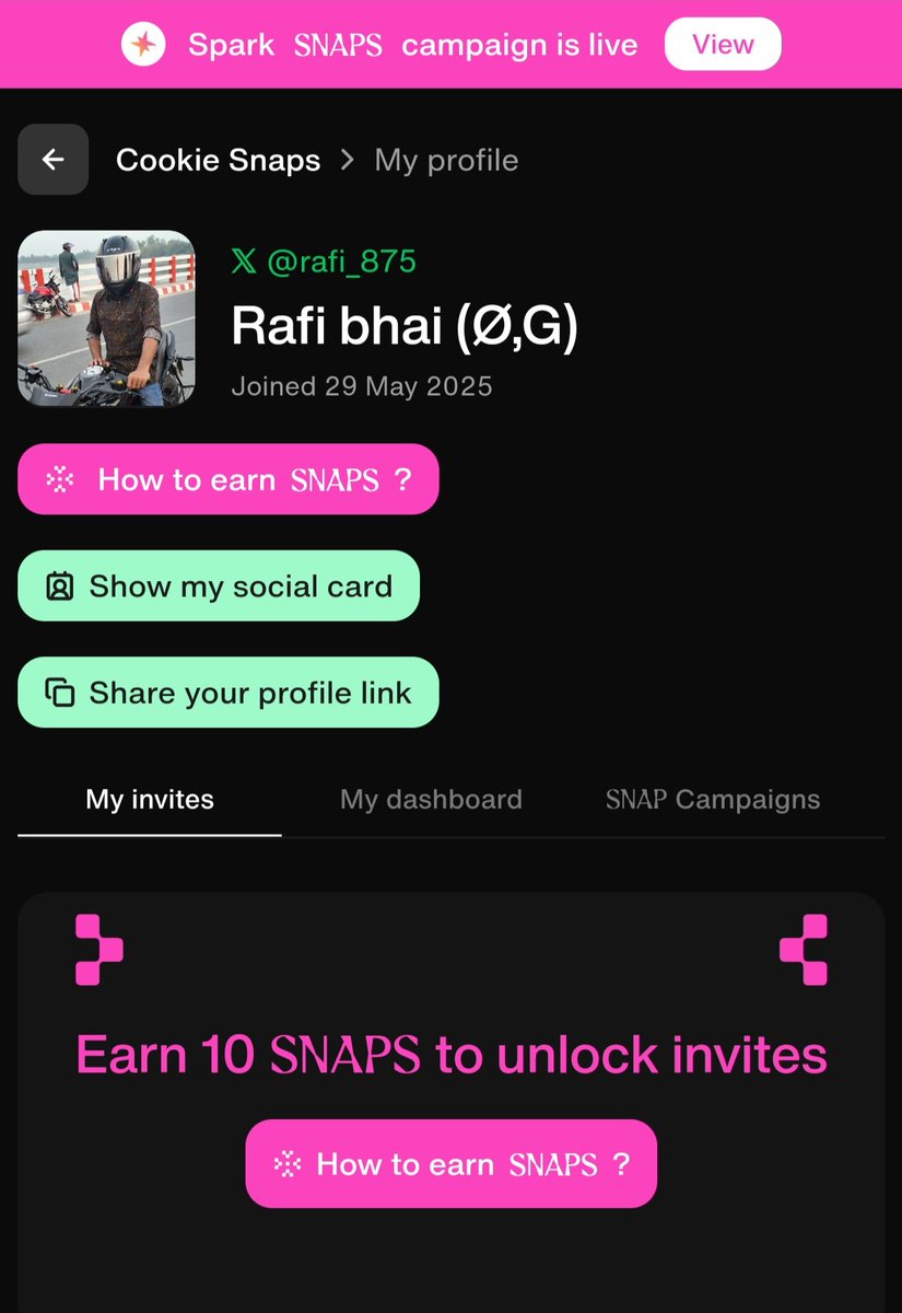 New project live <a href="/cookiedotfun/">Cookie DAO 🍪</a> 🔥🔥

Join to eran SAHPS point🔥🔥 <a href="/sparkdotfi/">Spark</a>

👉👉👉Go : cookie.fun/accounts/68383…