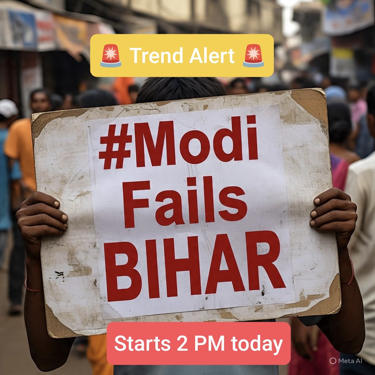 Nandan2019's tweet photo. No semiconductor plants, no textile parks, no major industries for Bihar!  While Gujarat and UP get mega projects, Bihar gets empty promises. Why the bias?
#BiharNeglected

#ModiFailsBihar https://t.co/yWlfTlH9dU
