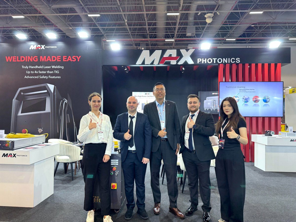 Maxphotonicsofc's tweet image. Day 2 of #WinEurasia in #Istanbul!
At this time, not just the handheld laser welding machine, but a stunning array of #Maxphotonics products, including the Elite series, single module 12,000W fiber laser, 30,000W cutting head, are stealing the spotlight!

Hall 5, D110
May 28 - 31