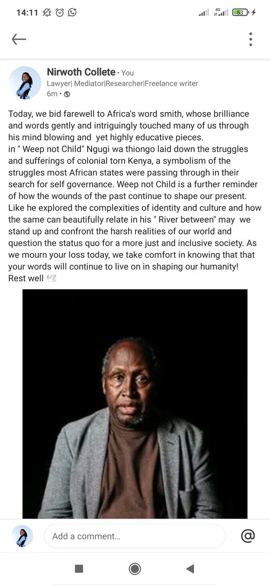 Nirwoth Collete (@colletenirwoth) on Twitter photo 