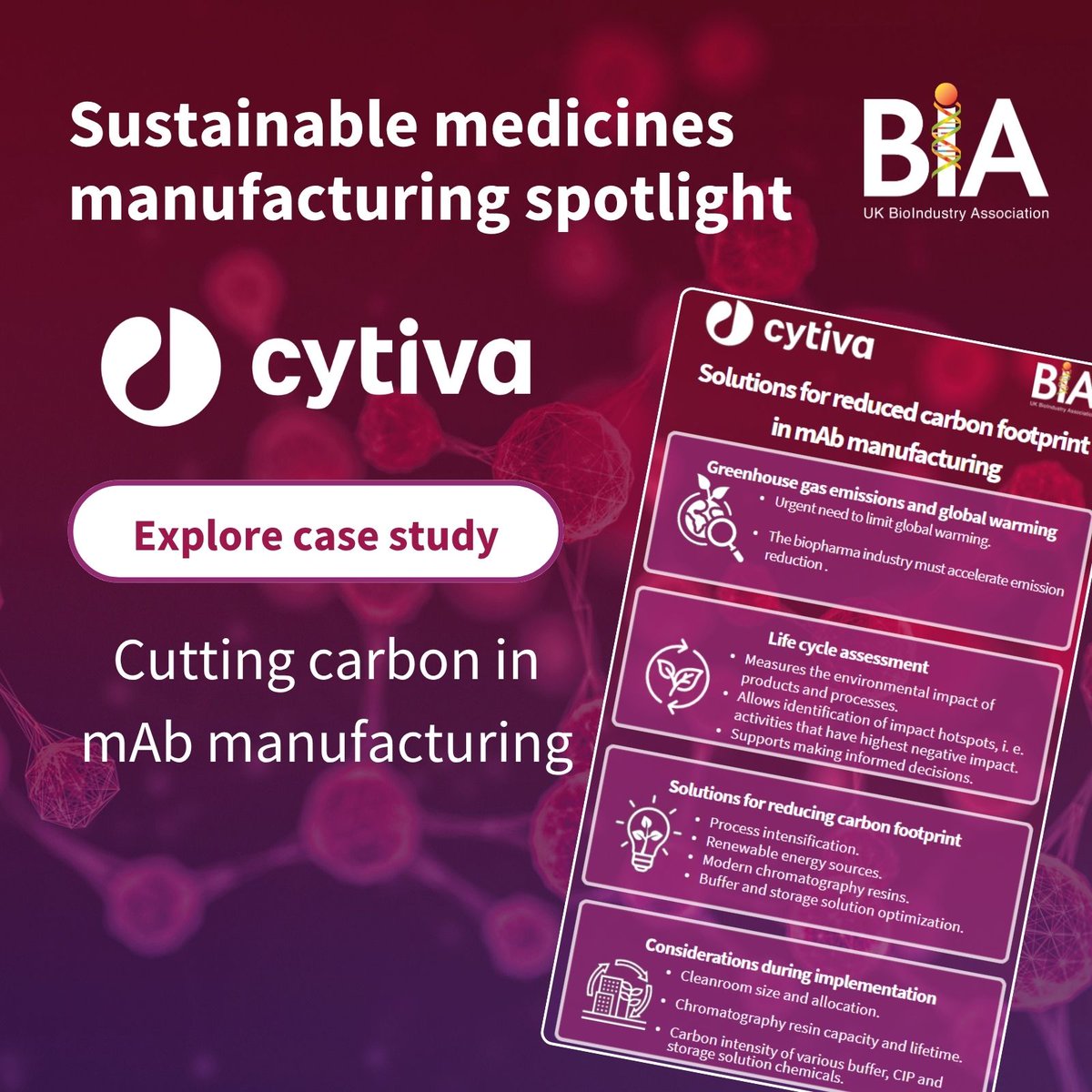 Great to see #LifeSciences and #Biotech companies driving innovation in #MedicinesManufacturing to make it more efficient and sustainable 🌱 ➡️ ow.ly/zOCR50VqjRm

In this case study, Cytiva explores practical solutions to reduce the carbon footprint and direct freshwater