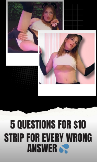 Bellaroaw's tweet photo. Let’s play a game… 😏
Every wrong answer, I lose a piece of clothing 😈
Who’s in?
Join me on OnlyFans and let's get naughty 🎲💋
👉 https://t.co/MTYxhoMzkr
#OnlyFans #SpicyContent  #ExclusiveContent https://t.co/pth6NEoEGD