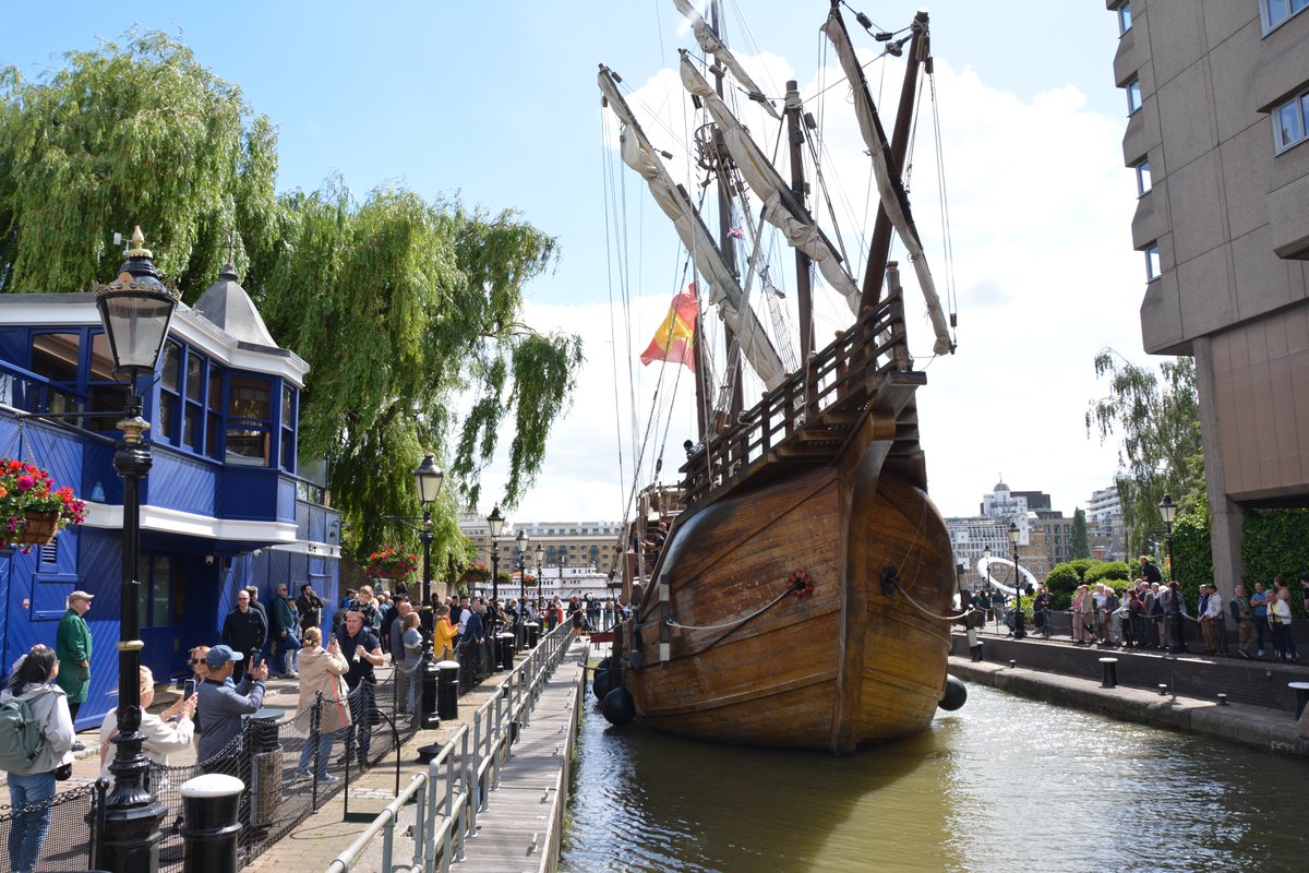 St Katharine Docks Marina (@stkatsmarina) on Twitter photo Ship ahoy. The Christopher Columbus flagship replica, Nao Santa María's arrival yesterday
#skdmarina #igymarinas #destinationlondon <a href="/TowerBridge/">Tower Bridge</a> #seayousoon #FundaciónNaoVictoria #SantaMaria Ship ahoy. The Christopher Columbus flagship replica, Nao Santa María's arrival yesterday
#skdmarina #igymarinas #destinationlondon <a href="/TowerBridge/">Tower Bridge</a> #seayousoon #FundaciónNaoVictoria #SantaMaria
