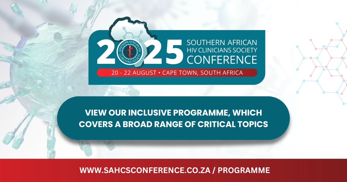 SAHIVSoc's tweet photo. View the #SAHCS2025 conference programme here: https://t.co/ME8l2wDKSu We have curated 13 themed tracks encompassing a diverse range of crucial topics. Register here https://t.co/QmfC0mqVAW for the conference #HIVConference #HealthcareProfessionals https://t.co/bIPMXG3ztx