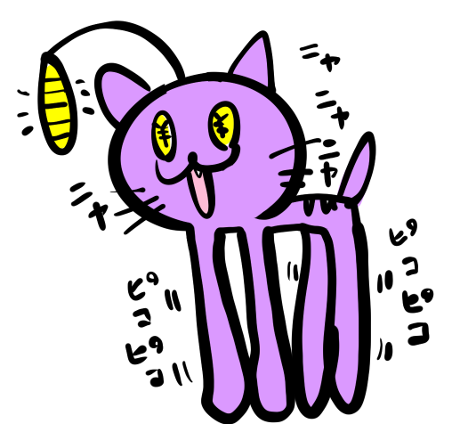 @tomotaro 想像で描いたガラルニャース 