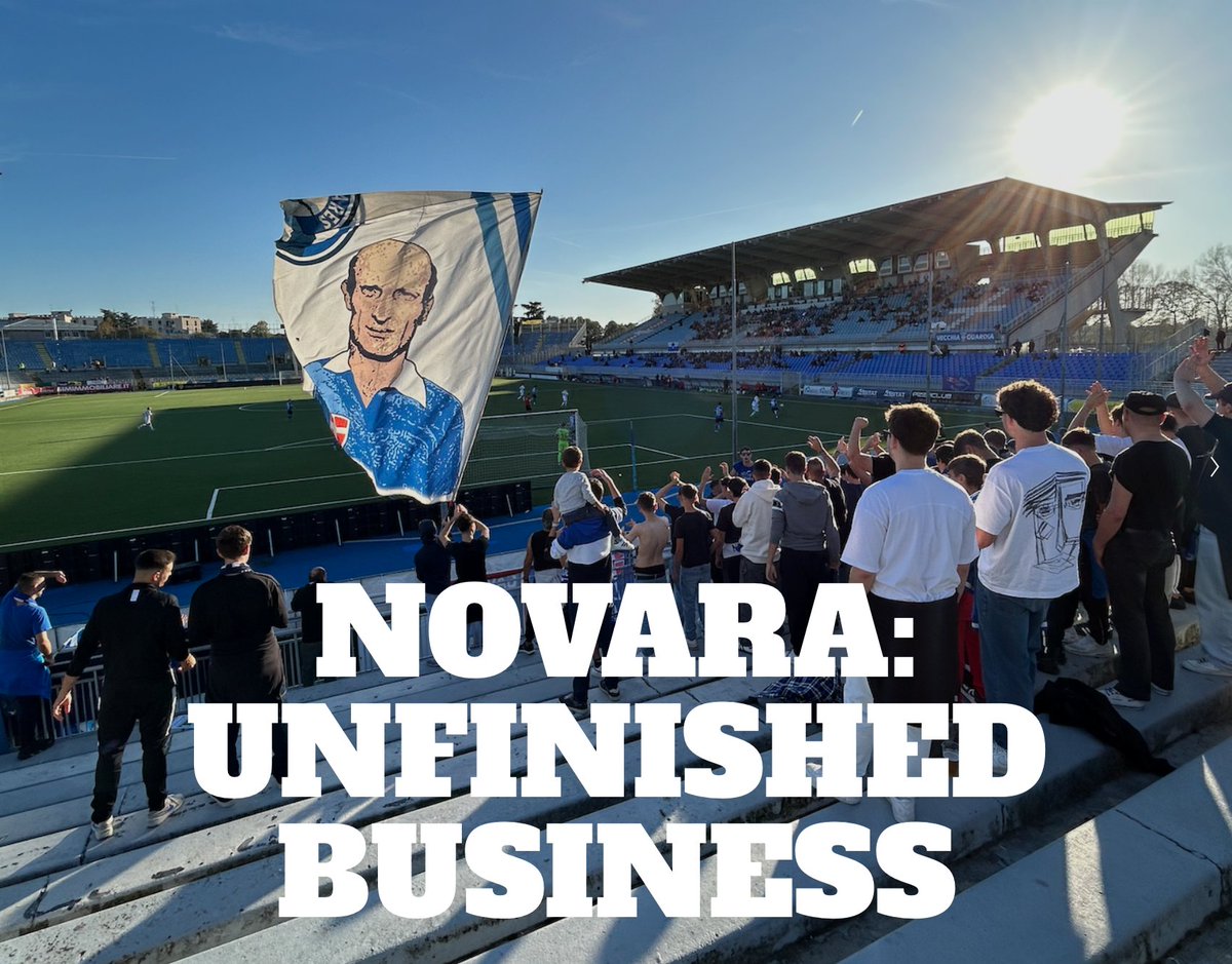 Terrace Edition (@terraceedition) on Twitter photo New: Words & Images: <a href="/fedefarco/">Fede Farco</a>
The autumn sunshine washes over the Curva Nord at Novara FC. Once one of the “Quadilateral” of Piedmont and club of all-time Serie A top goalscorer Silvio Piola.
Now playing in Serie C with unfinished business. 📸
terraceedition.com/home-haute/nov… New: Words & Images: <a href="/fedefarco/">Fede Farco</a>
The autumn sunshine washes over the Curva Nord at Novara FC. Once one of the “Quadilateral” of Piedmont and club of all-time Serie A top goalscorer Silvio Piola.
Now playing in Serie C with unfinished business. 📸
terraceedition.com/home-haute/nov…