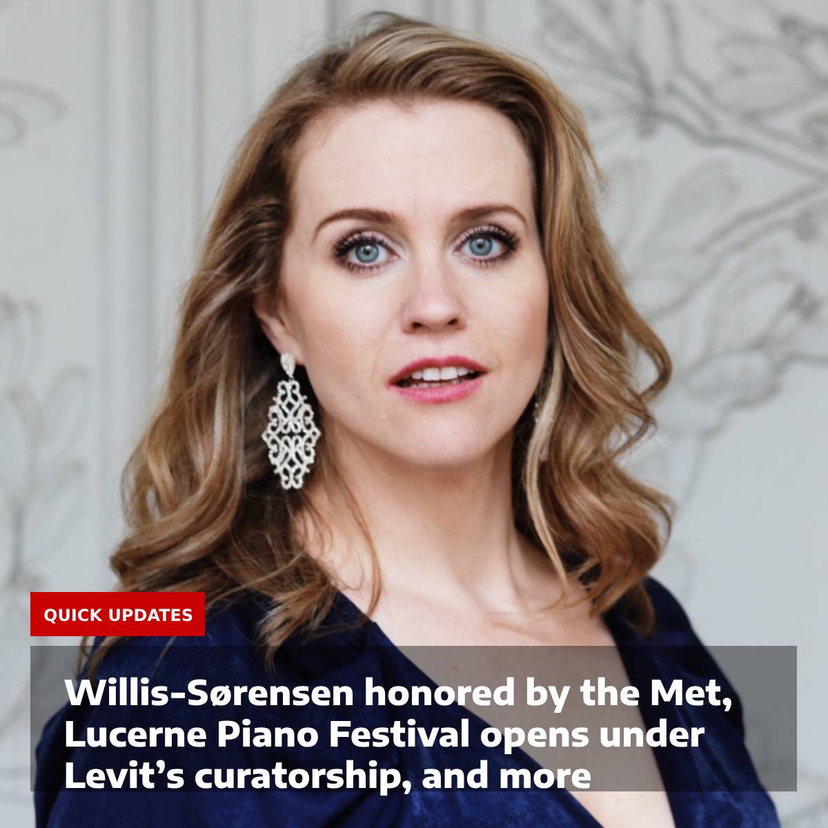 Moto Perpetuo (@motoperpetuox) on Twitter photo Rachel Willis-Sørensen receives the Met’s 2025 Beverly Sills Artist Award, Lucerne Piano Festival 2025 opens with Igor Levit — genre-bending highlights to follow, and more news.
Read at moto-perpetuo.com/quick-updates/
<a href="/RWSing/">Rachel Willis-Sørensen</a> <a href="/igorpianist/">Igor Levit</a> Rachel Willis-Sørensen receives the Met’s 2025 Beverly Sills Artist Award, Lucerne Piano Festival 2025 opens with Igor Levit — genre-bending highlights to follow, and more news.
Read at moto-perpetuo.com/quick-updates/
<a href="/RWSing/">Rachel Willis-Sørensen</a> <a href="/igorpianist/">Igor Levit</a>