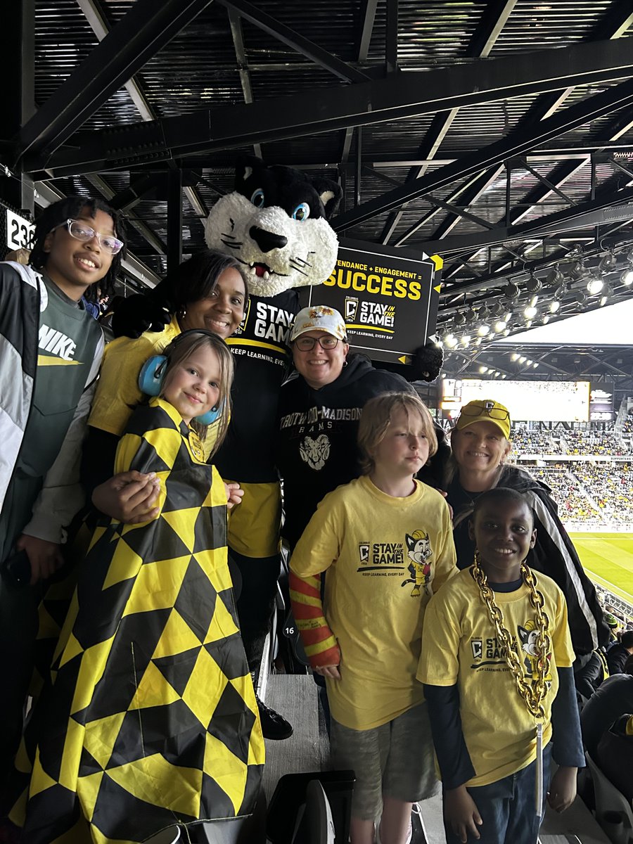 We were thrilled to celebrate our Madison Park students and families who achieved PERFECT ATTENDANCE this year. Because of their commitment to showing up every day, our winners got to enjoy a night out at a Columbus Crew Soccer Game! ⚽️ 📣 #RamNation #StudentSuccess