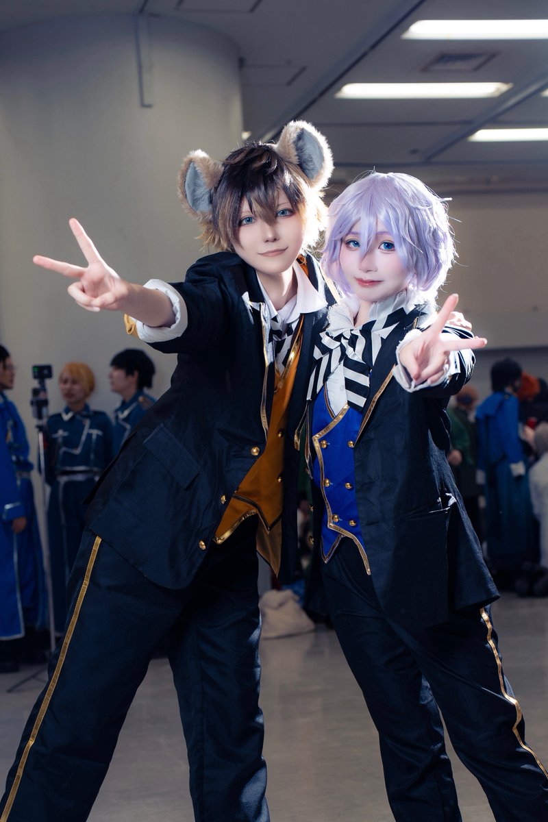 cos
twst／Ruggie Bucchi &amp; Epel Felmier

マジフト部の愉快な後輩たち🍩🍎✨️

 #アコスタ池袋 

🍎: <a href="/ang1e29_/">-ﾃｨﾘ⊕ 𝙉𝙚𝙭𝙩 a!10.11</a> 
Photo : <a href="/hikarunrun_0713/">ひかる@痩せろ</a>