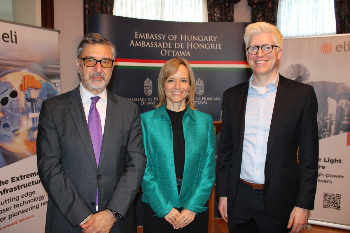 ELI_laser's tweet image. 🇨🇦📢This week, a delegation from @ELI_laser visited #Canada for a series of meetings, bringing together leading #researchers, policy #stakeholders, and institutional representatives to deepen #scientific #cooperation and explore new avenues for joint work. Exciting times!🤗
