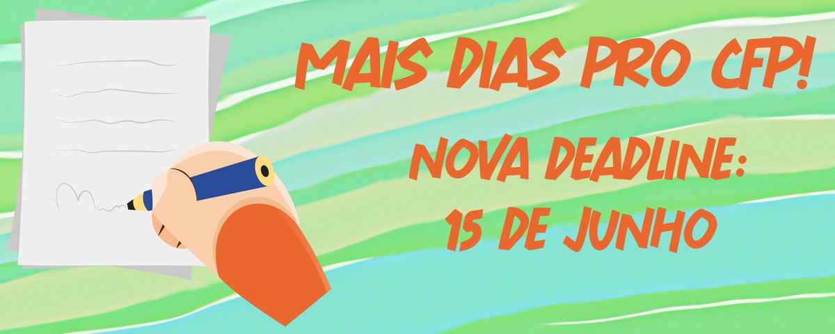 🚨 Prorrogamos o CFP da GambiConf por mais 2 semanas!

Já recebemos 22 submissões incríveis, mas queremos ouvir ainda mais propostas! ✨

Nova deadline: domingo, 15 de Junho 🗓️

Mande a sua gambiarra pra gente! 💡