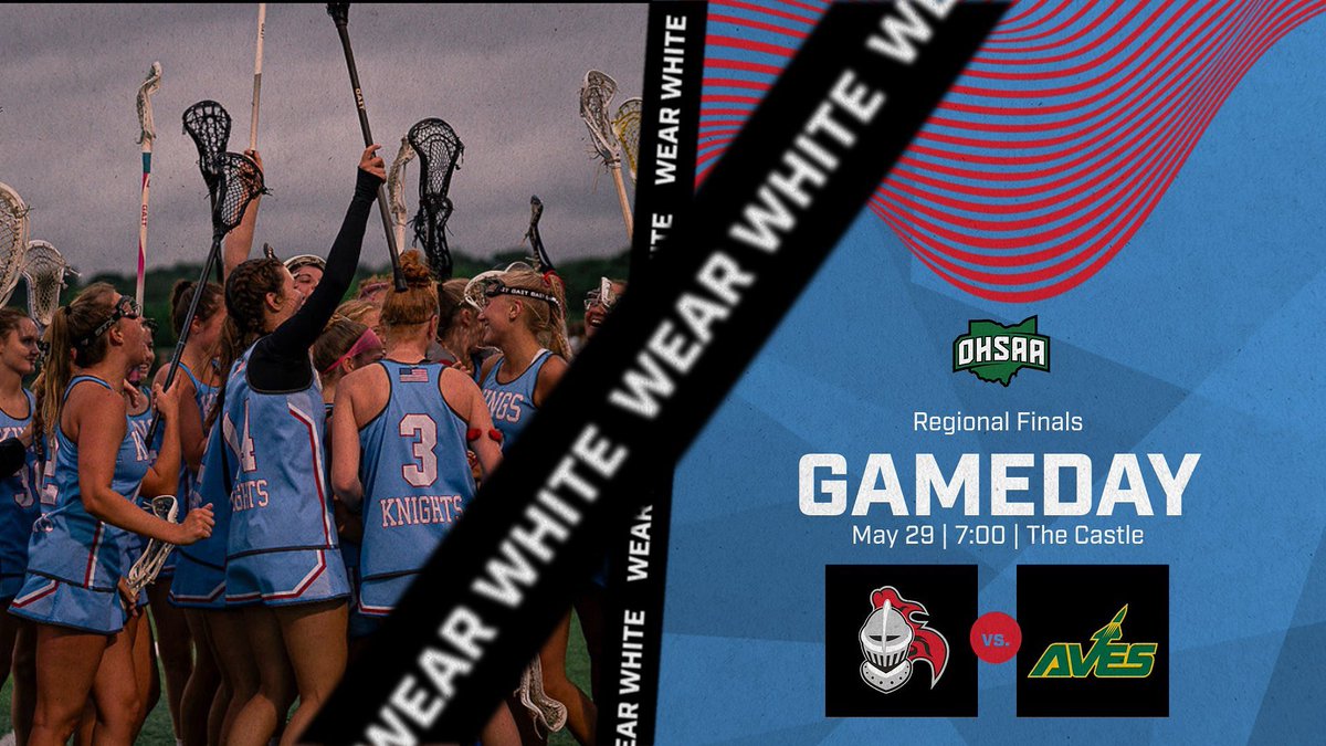⚪️KNIGHT NATION ⚪️
Pack the stands, be loud, and wear WHITE tonight at The Castle as the Lady Knights face Sycamore in the Regional Finals! First draw is at 7:00pm.  #GoKnights
<a href="/Kings_Schools/">Kings Local Schools</a> @Kings_HS <a href="/kingsathletics/">Kings Athletic Department</a> <a href="/KINGSHSLAX/">Kings Men's High School Lacrosse</a>