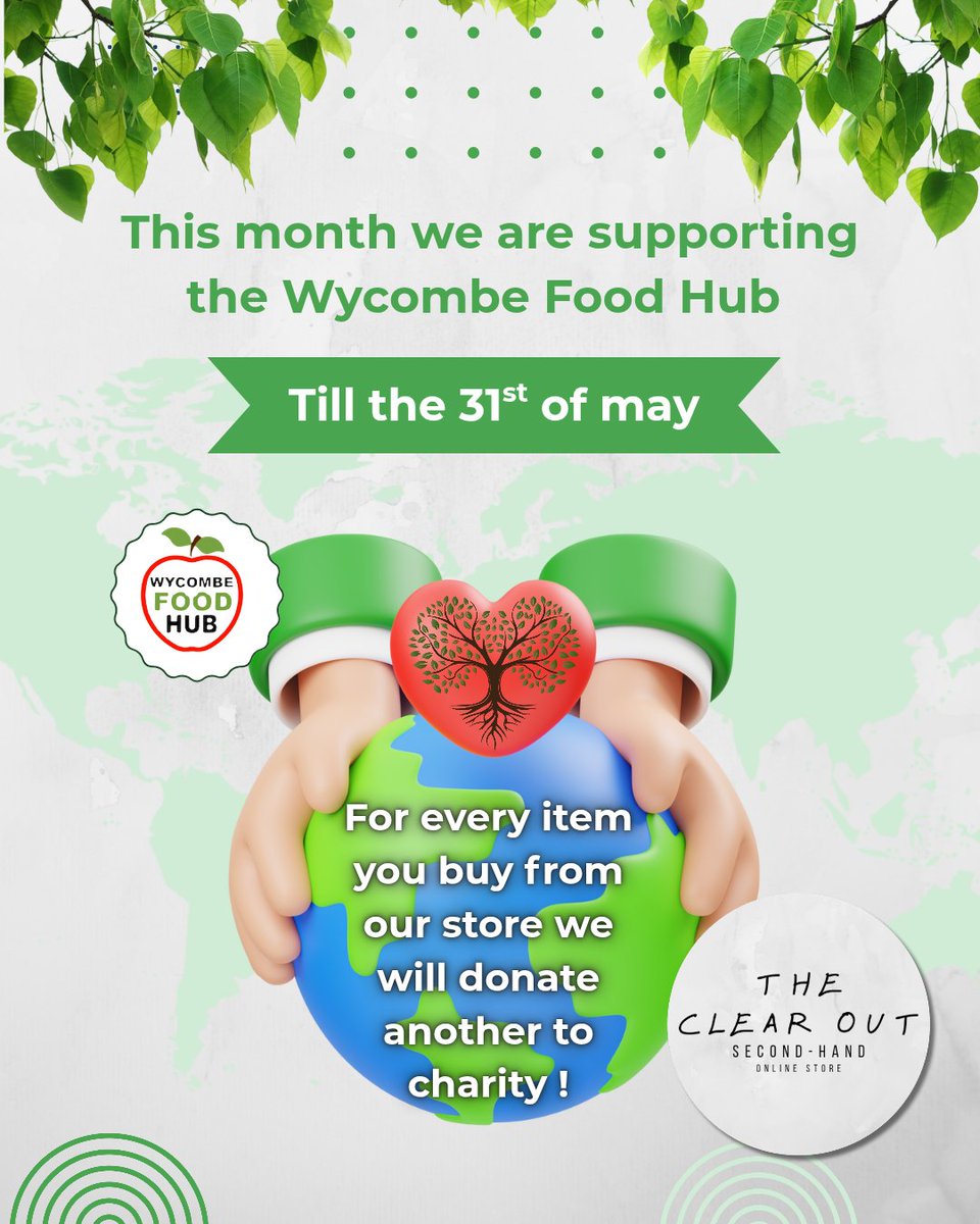 The Clear Out Store (@theclearoutstor) on Twitter photo We only have 3 days left to collect for <a href="/wycombefoodhub/">Wycombe Food Hub</a> so if this is a cause you would like to support, get shopping! ๐
Wycombe Food Hub predominantly supplies families with food but they also help with clothing too! ๐ค
#foodhub #wycombe #supportinglocal #helpingothers #sbs We only have 3 days left to collect for <a href="/wycombefoodhub/">Wycombe Food Hub</a> so if this is a cause you would like to support, get shopping! ๐
Wycombe Food Hub predominantly supplies families with food but they also help with clothing too! ๐ค
#foodhub #wycombe #supportinglocal #helpingothers #sbs