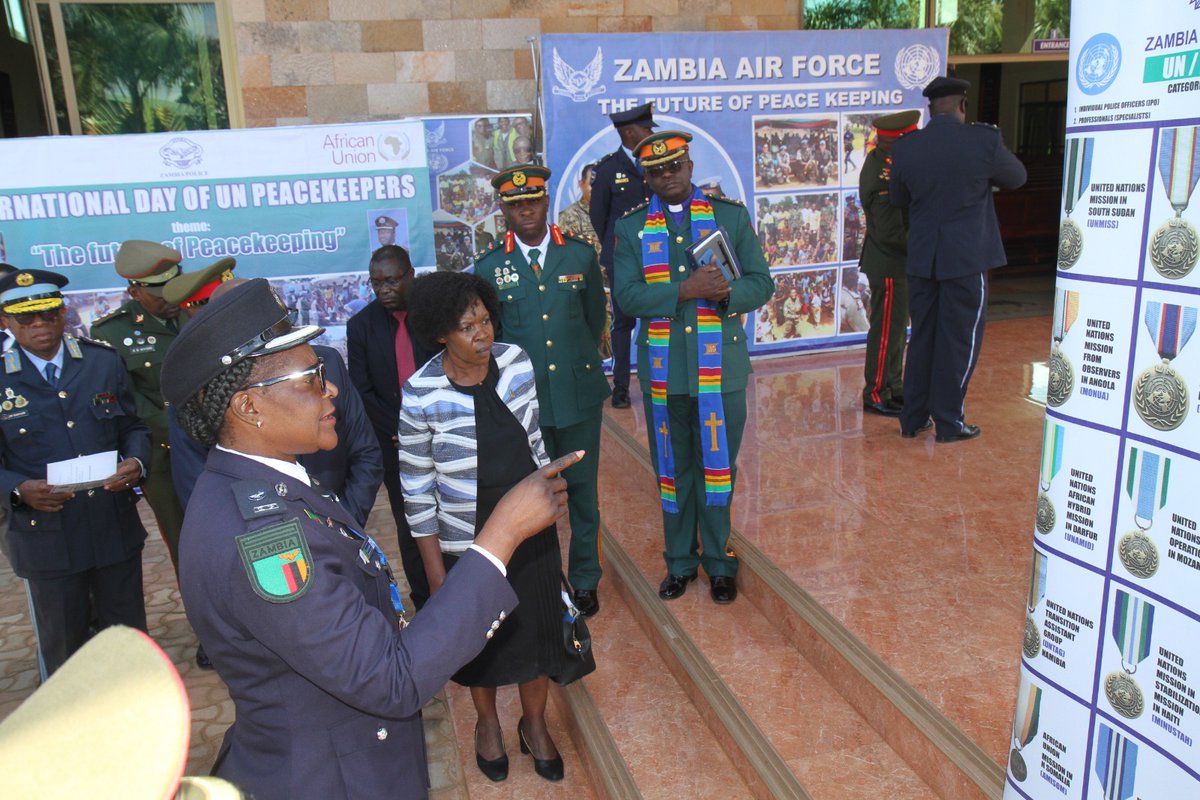 MutaliBeatrice's tweet image. Honored to represent the UNSystem at the Int'l Day of UN Peacekeepers commemoration in Zambia,themed 'The Future of Peacekeeping.' Zambia's commitment to global stability & its peacekeepers' selfless sacrifice exemplifies the UN's mission to build a world free frm conflict.#PKDay