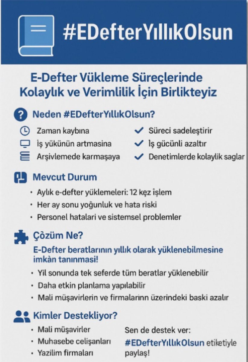 #EDefterYıllıkOlsun 
.
.
.
<a href="/MuhasebeBT/">Muhasebe Bilenler</a>