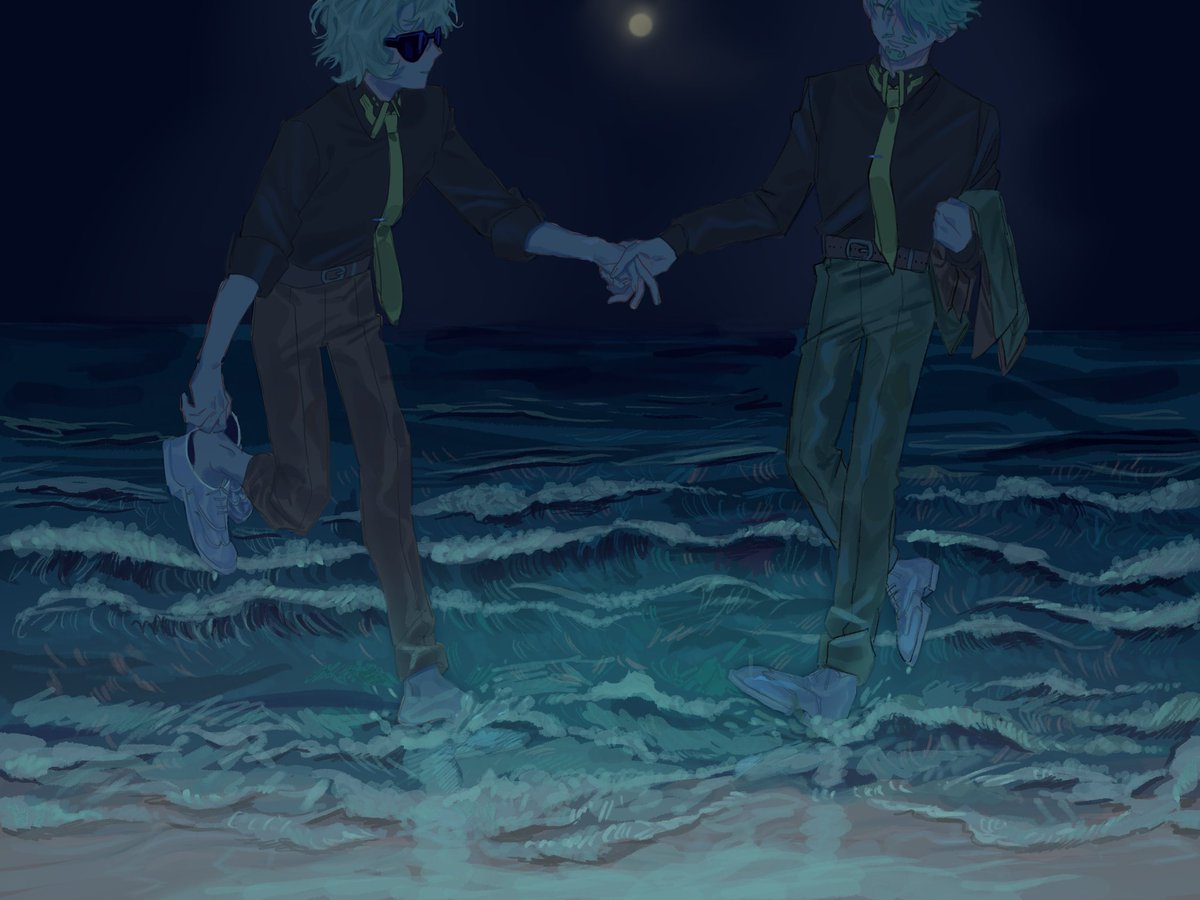 #0085シャアシャリ帰還if企画
8話前に描いてた絵を供養しますわ
夜の海に、行ってほし〜